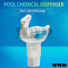 11538 Magicpool Floating Chemical Chlorine Dispenser Swan Feeder For Pool Spa