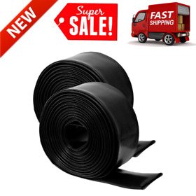 2 Pack 1.5inch X 50foot Swimming Pool Backwash Hose Weather Resistant Durable Pvc