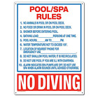 40321 Poolmaster Rules Sign For Commercial Pools Florida Compliant 085334403215
