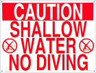 40341 Poolmaster Shallow Water No Diving Sign For Residential 085334403413