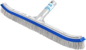 1403-mix 440 Combo Nylon And Stainless Steel Pool Brush - 18-inch Heavy 1-pack Gray