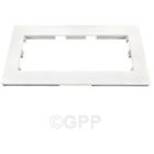 54929 Waterway Plastics White Vinyl Liner Trim Plate 806105097668