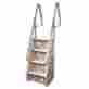 Ne1160t 56-in Vinyl Works Resin Taupe Drop-in Swimming Pool Ladder Steps With Hand Rail 663001073291