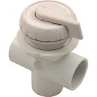 600-4340 Waterway Port Top Mount Vertical Diverter Valve White 806105102416