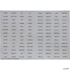 6781 Jandy Aux Label Zodiac Aqualink All Button Control 735873112535