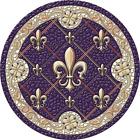 67b00-00047 Poolmats Fleur De Lis
