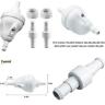 7445006357339 Funmit Backup Valve With Feed Hose Nut Swivel