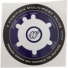 808-0043 Waterway Multi Port Valve Decal For Top Mount