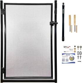 Usafe-4p Allsafe Diy Pool Fencing U-safe Fence Gate Kit 4 Foot Black