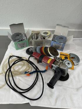 Aep-458 Alpha Professional Tools Electric Polisher Aep 458 Wet With Extras