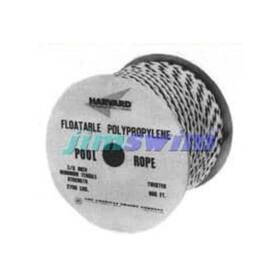 Pr38-6o American Granby Rope Twisted Orng&wht 3/8 X600