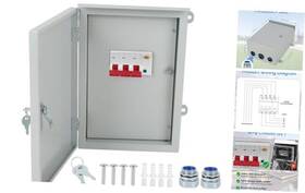 Tuc1135-us-aqqhsain Aqqhsain 50 Amp Hot Tub Disconnect Gfci Pool Breaker Spa Panel