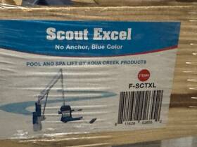 Aqua Creek 742761933677 Scout Excel Pool Lift 360 Degree Rotation Anchor Not Included
