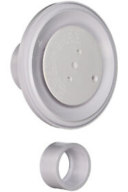 4div101 Aqua Star 4inch Floor Return Fitting White