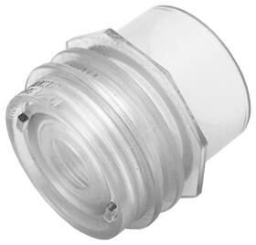 Je3100b Aquastar 1.5 Inch Fpt Flush Mount Return Fitting 3/4 Orifice - Clear