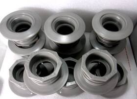 Es-1022 Aquastar Pool Products 10-pk Large Wall Fitting Water Stop 1-1/2ftft Pipe Gray
