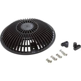 R8mf102 Aquastar 8 Inch Black Round Retrofit Moflow Suction Outlet Cover With Screws