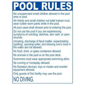 2046ws1824e Aquatic Technology Pool Rules Me Only