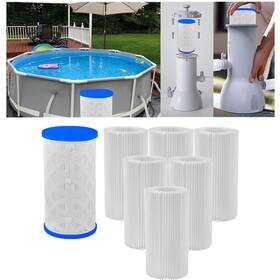 Lx6-240409 Aragit 6-pack Universal Pool Filters Type A C Or Iii A/c White