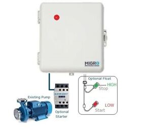 Automatic Pump Tank Level Control 2 Circuit Start Stop Sump Water High Low Ac