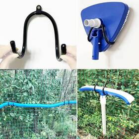 Auxphome 744591662635 2/pk Pool Tool And Garage Organizer - Wall Mounted Or Mount To The