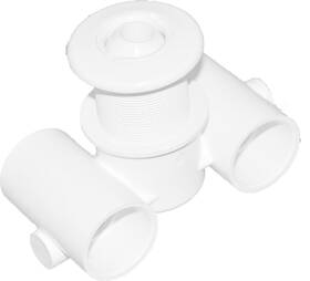 10-5300wht Balboa Water Group Hydroair 1.5x1.5 Inch Long Ext Fitting Thread - White