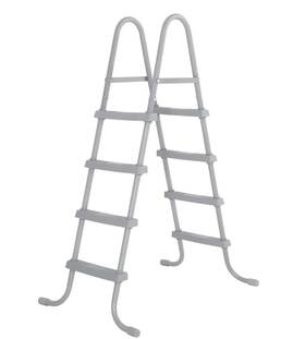 58388e-bw2 Bestway Pool Ladder For 42 Inch Or 48 Tall Pools Metal Frame With Plastic Steps