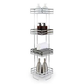 Bino Footlafayettefoot 4-tier Square Spa Tower Chrome