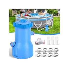 53012 Bluclear Basic Series 530 Gph Above Ground Pool Filter Pump - Etl Deep Blue