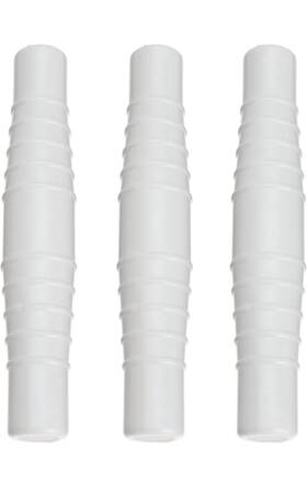 Bs35831 Blue Torrent Swimming Pool Universal Ribbed Hose Connector For 1.25 Inch And 1.5 Hoses 3 Pack
