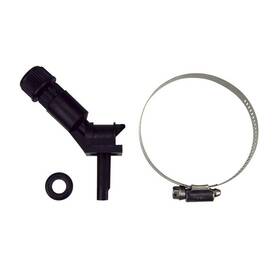 Ti40-4v Blue-white 0.25 Inch Od Threadless Injector Fitting