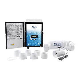 Blh40 Blue Works Salt Water Pool Chlorinator Generator System 40000 Gal Open Box