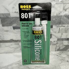 142943 Boss Products Pool And Spa 3oz 801 Silicone Adhesive 80131 - Clear