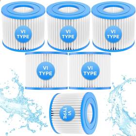 6pcs-frequent Brand Holnunet 90352e 6pcs Type Cartridge Hot Tub Spa Filter Replacement Compatible
