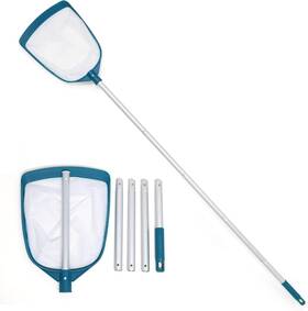 Brand Poolwhale 653437052007 Upgrades Swimming Pool Telescopic Leaf Net Skimmer With Pole