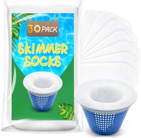 R8g8u115p30 Brand Romivo 30 Pack Pool Skimmer Filter Socks For Inground Or Above Ground