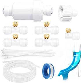 Calvana 313033242249 Upgraded Pool Slide Spray Kit Water Tubing Includes 32.8ft Wate