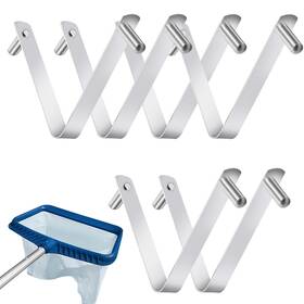 Ma1048 Canipha 6pcs Pool Brush Clip V-shaped Hooks For Poles Swimming Pools