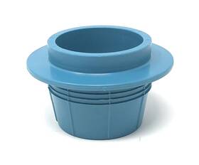 Caretaker 738919030046 99 In-floor Replacement Cleaning Head Collar 2.5 Inch Tile Blue 1-9-72