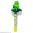 25275 Character - Poolmaster Thermometer Floating Premier Frog Collection