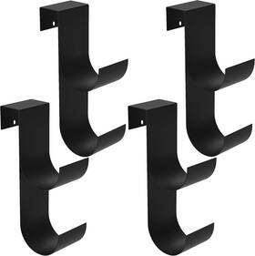Cr-2-4 Codree 4-piece Pool Fence Hooks - Heavy Duty Black Slip-on Black-4pcs