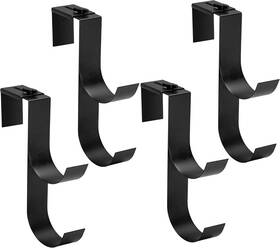 Cr-fg-m2-1a6 Codree 4 Pcs Adjustable Pool Fence Hooks For Equipment Black