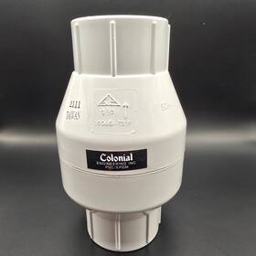 V17221b Colonial Valve / Lasco 1-1/2 1.5 Inch Pool Spa Spring Check Pvc Slip