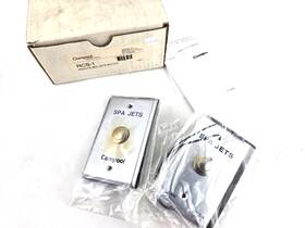 Rcs1 Compool 2pcs Pacfab Remote Spa Jet Switch With Plate - Pentair