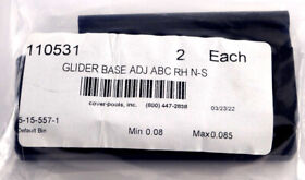 110531 Cover-pools Adj Abc Rh N-s Glider Base Set Of 2 Brand New Free Shipping