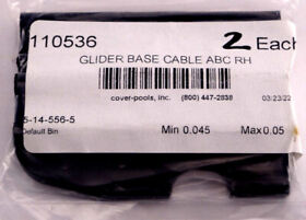 110536 Cover-pools Cable Abc Rh Glider Base Set Of 2 Brand New Free Shipping