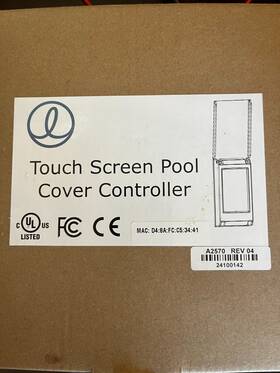 A2570 Coverstar Touch Screen Pool Cover Controller