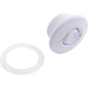 23300-200-000 Custom Molded Wall Fitting Without Nut - White