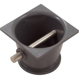 25568-007-000 Custom Molded Cmp Rope Anchor With Steel Pin - Dark Gray