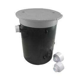 25504-101-000 Custom Molded Products Round Automatic Water Pool Leveler - Gray